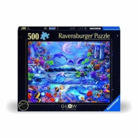 Ravensburger - Puzzle animale marine 500 piese straluceste in intuneric design nou Ravensburger - 1